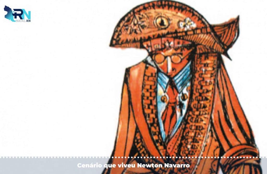 Quem foi Newton Navarro? 3 Uma das obras de Newton Navarro da mostra "Do Mar ao Sertão". Fonte/Reprodução: Acervo SESC RN.